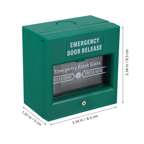 Exit Release Alarmknapp Brandutgång Krossglas Säkerhetsknapp 1