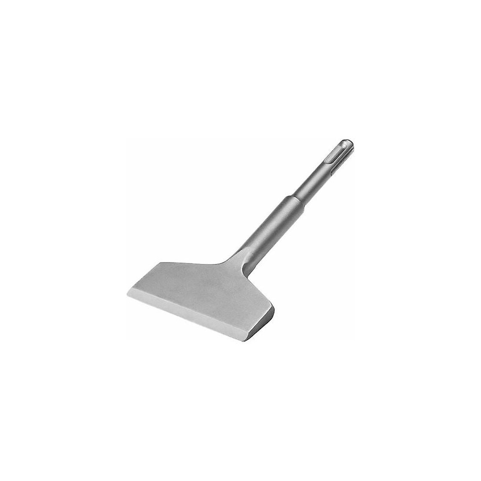 Kikidex (As Show, One Size) Sds Plus Flat Chisel 165Mm X 75Mm Angled Nose Chisel Professional Chisel Wide Chisel For Use In Ceramic Floor Tiles