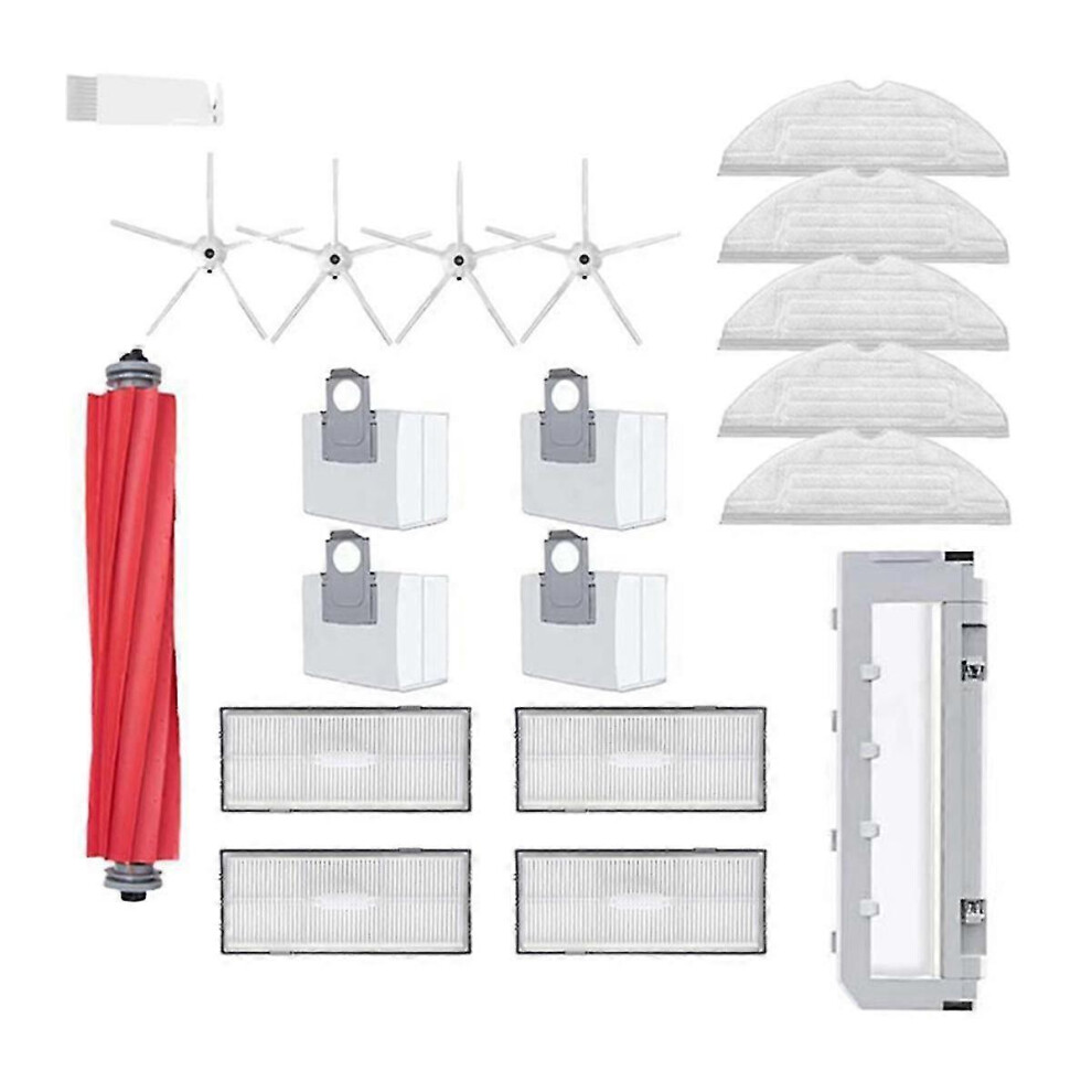 Kikidex (As Show, One Size) For S7 Maxv Plus S7 Maxv Ultra G10s Pro Main Side Brush Hepa Filter Mop Cloth Vacuum Cleaner Access