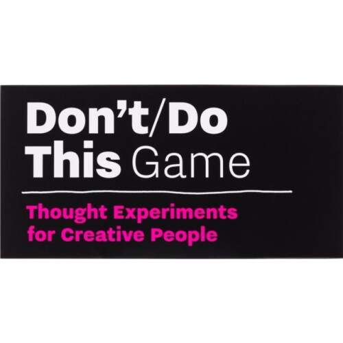 DontDo This Game by Donald Roos Other Book