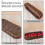 Breadkorg Rektangulär Imitation Rattan För Servering Hem Restaurang 8