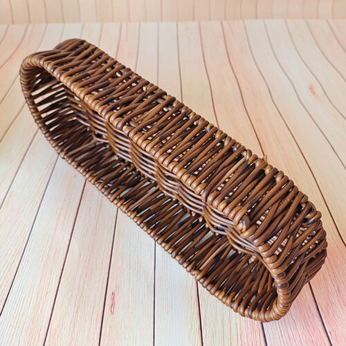 Breadkorg Rektangulär Imitation Rattan För Servering 2