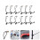 12 Pcs Multifunktionella Klädnypor Elastiska Fasta 4