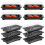 100Pcs Sushi Förpackningslåda Medtaglåda Takeawaylåda (Svart) 5