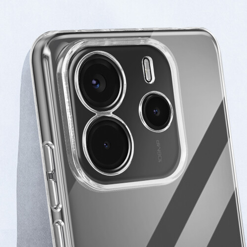 Mayaxess Protective Pack for Redmi Note 14 4G Soft Shell and Tempered Glass 2