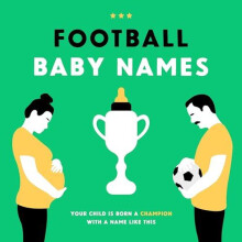Football Baby Names by Tim Nikken Hardcover Book