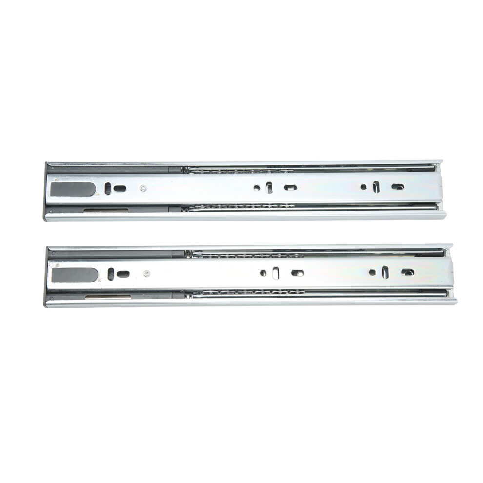 2 Pcs 12In Drawer Slides 30Kg Load Ball Bearing Cabinet Rails 3341356628157