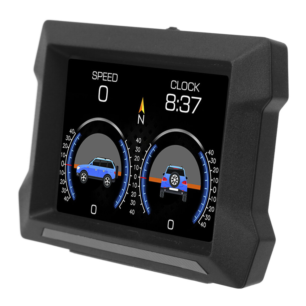 Universal Car Hud With Gps, Slope & Over Speed Warning, Multi-Language Display 7891356628191