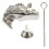 1 Set Pet Hår Ask Pendants Ask Urn Pendants Låda 1