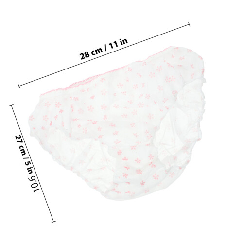 7St Gravid Engångsunderkläder Våfflat Tyg Storlek Xxl 1