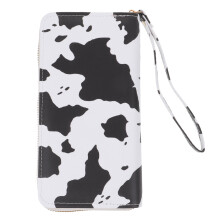 Kleurrijke Koeienprint Clutch Lichtgewicht En Stijlvol