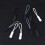 18pc resin nylon zipper pull for luggage bag apparel 4