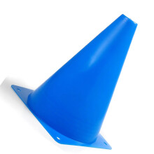 Fußball-Trainingskegel-Set, 10 Stück, 18 cm, Blau, langlebiges PE-Material