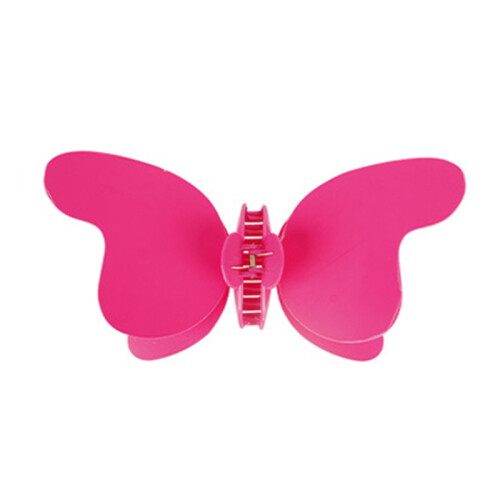 Pinza para el cabello de mariposa rosa extragrande 1