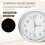Stick On Clock Bil Metall Digital 7