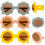 3 Par Solglasögon Solrosdesign 3
