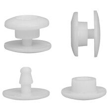 Påse Med 100 Par Skyddsmask Fästen Spänne Tryckknapp Elastisk