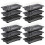 100Pcs Sushi Förpackningslåda Medtaglåda Takeoutlåda (Svart) 4