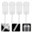 30Pcs Push-Up Cake Shooter Av Transparent Med Lock 5
