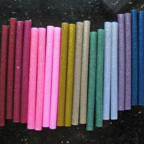 100 Glitter Limstavar Minilimstavar För Användning 1
