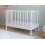 Asher Cot Bed 120x60cm with Mattress (White) 6