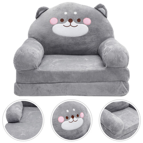Elefantformad Barnstol Vävad Fällsoffa I Plush 2