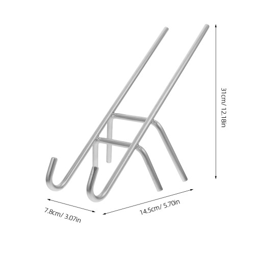 Honey Bucket Holder Rack Rostfritt För Avrinning 1