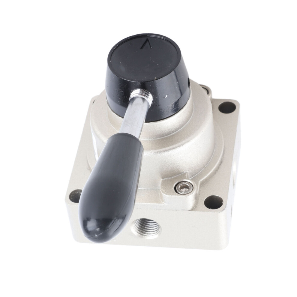 Hv-02 3-Position 4-Way Rotary Air Hand Valve, 1.0Mpa Max 8431356632942
