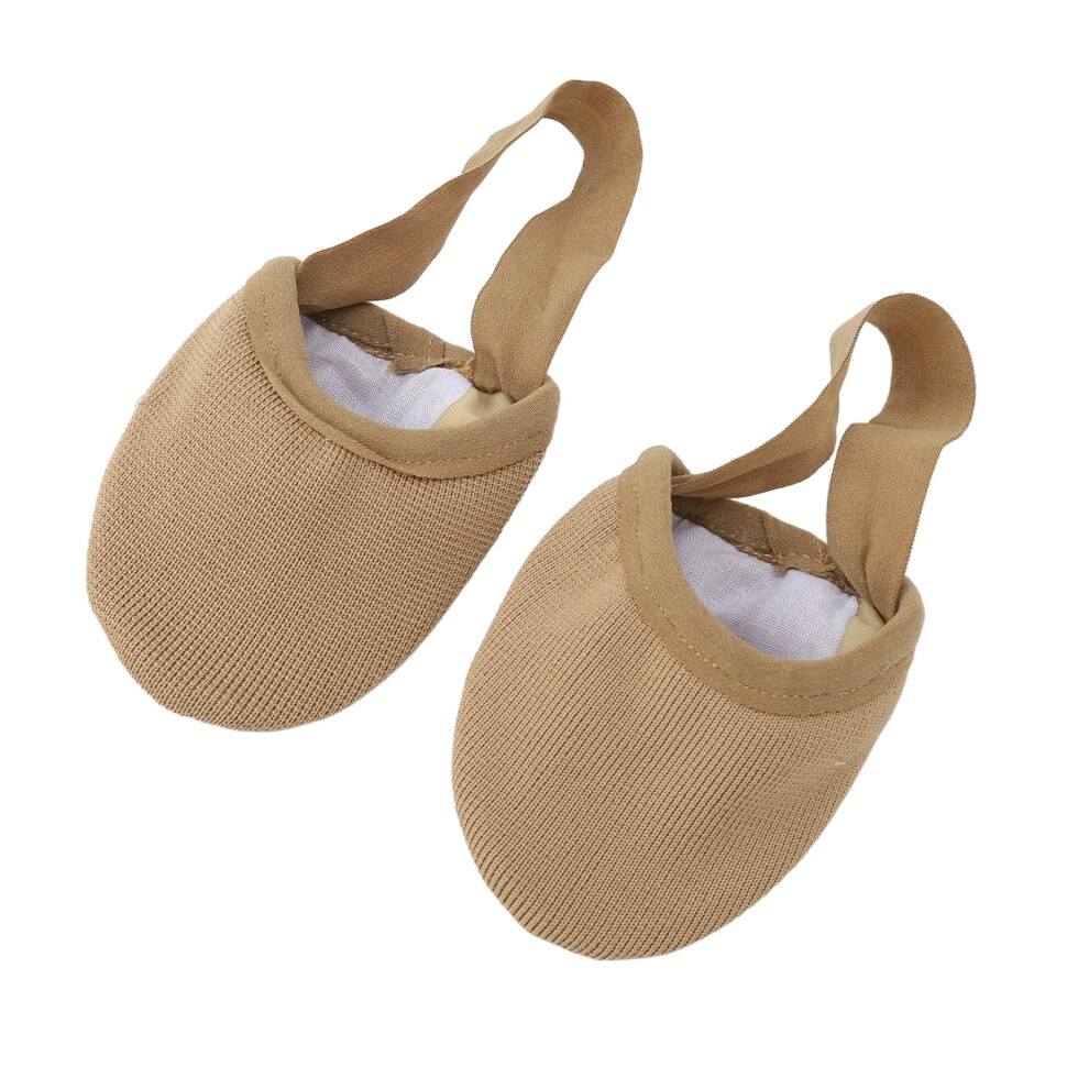 Slip Resistance Half Sole Ballet Slipper for Dance Yoga Practice L