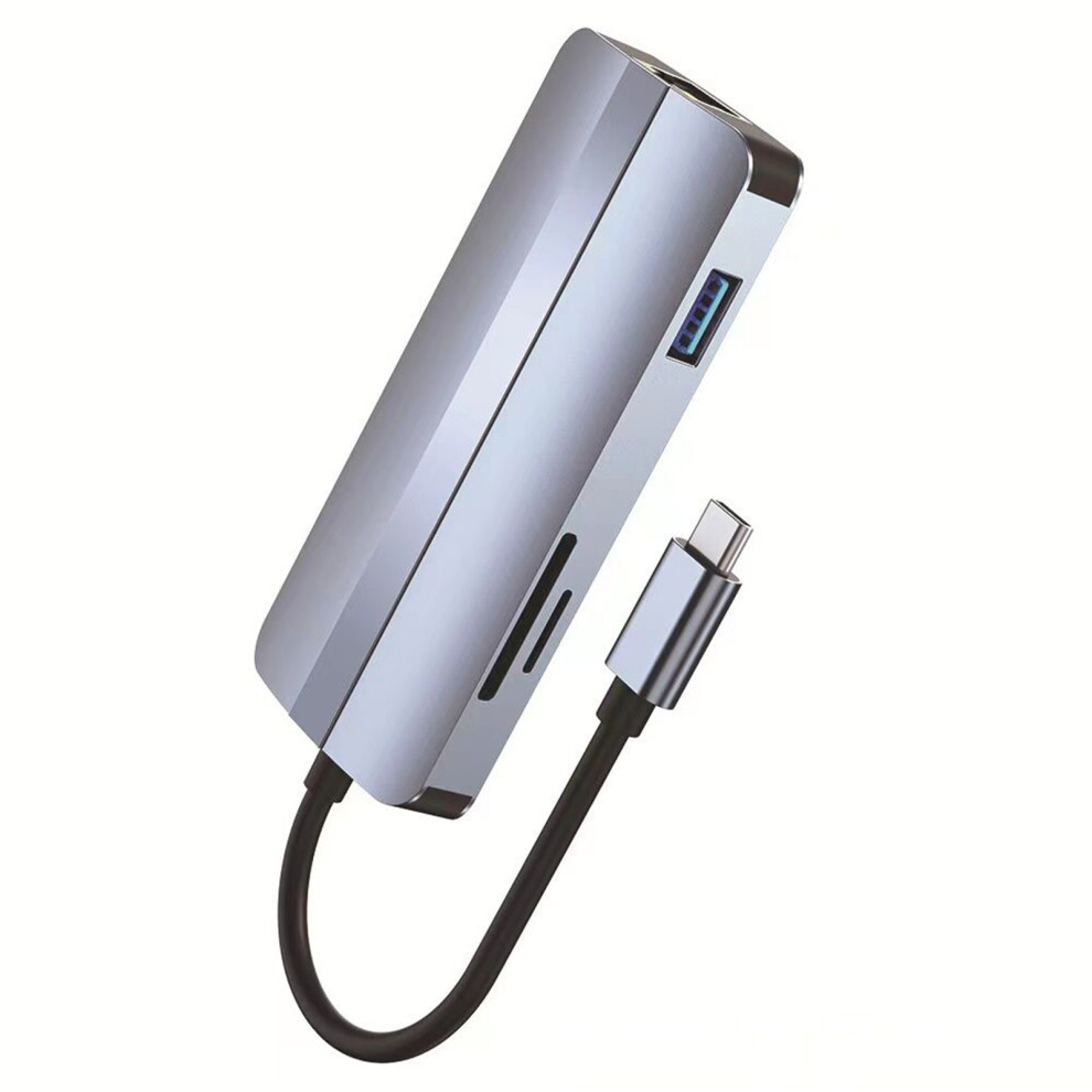 2205 USB C Hub Adapter 8-in-1 4K HDMI PD Ethernet Space Gray-image-OPC-PMHM9Q7-NEW