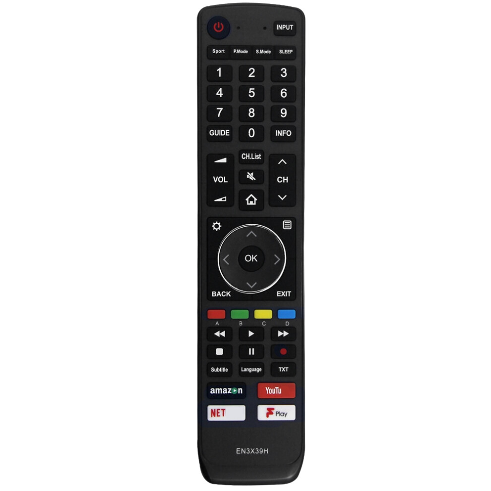 En3x39h Replaced Remote Control For Tv H50u7auk 50Inch 55Inch 65Inch U7a 4853510303828