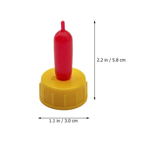 6Pcs Farm Lamm Gummidoppelnapp För Mjölkfodring 2