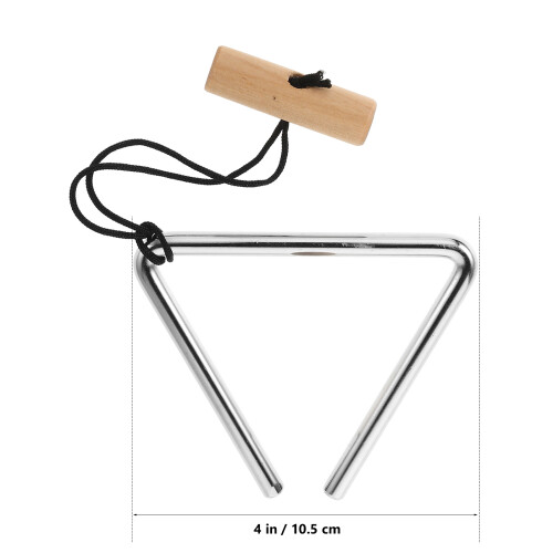 Handheld Iron Triangle 4 Metallklubba För Skolband 1