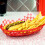 10Pièces Plateau Rouge En Solide Pour Snacks Décoration 7