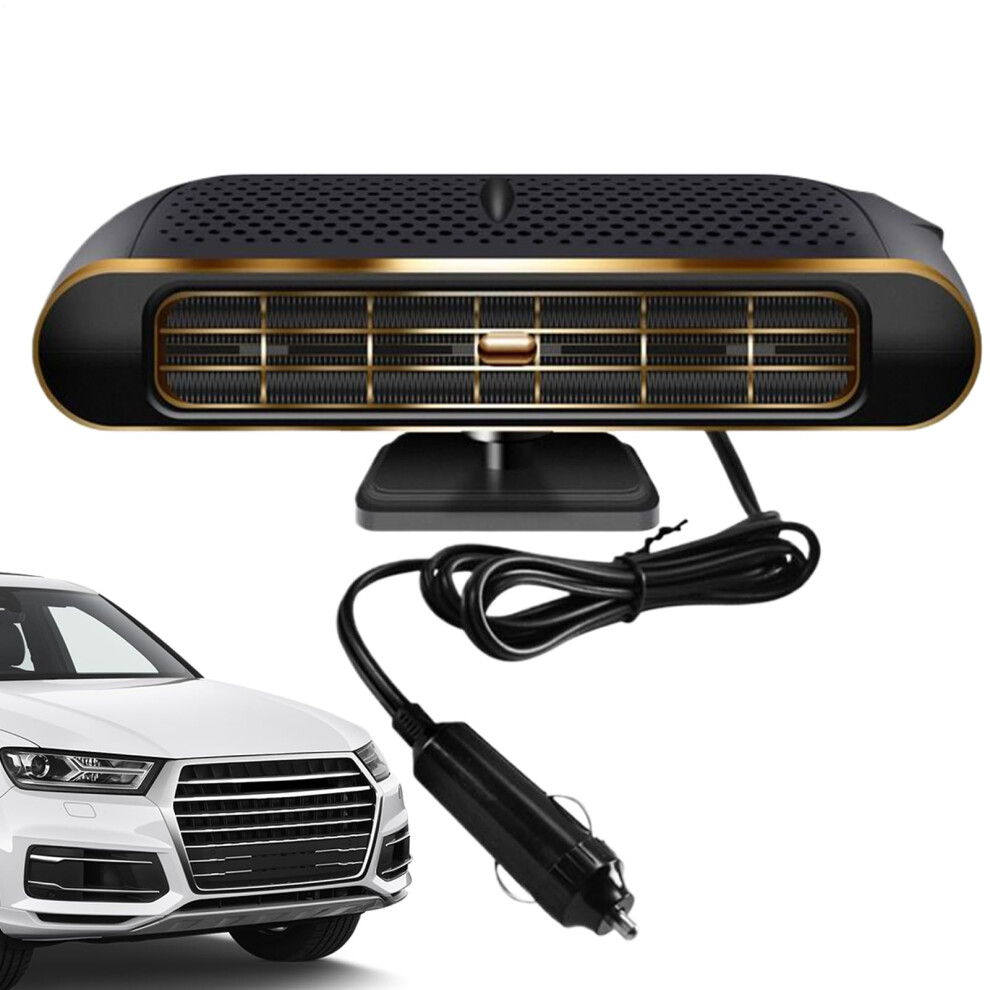 Portable Car Heater 12V/24V 360 Degree Rotatable Defrost Defogger For Sedans Trucks Suvs Rvs Pickups Black 9067246423742