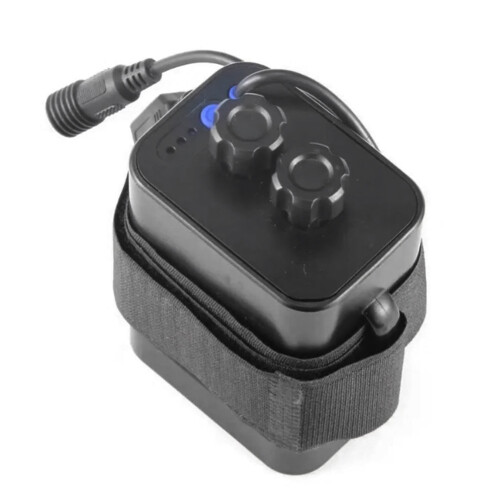 12V 6X18650 Battery Box LED Light Holder with Cable USB/DC Dual Interface Waterproof 1