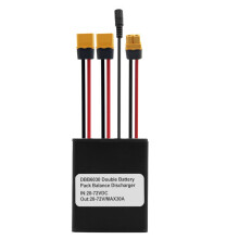 Electric Bike Double Battery Discharge Converter 20V‑72V 30A E-Bike Motor Dual Parallel Module Adapter