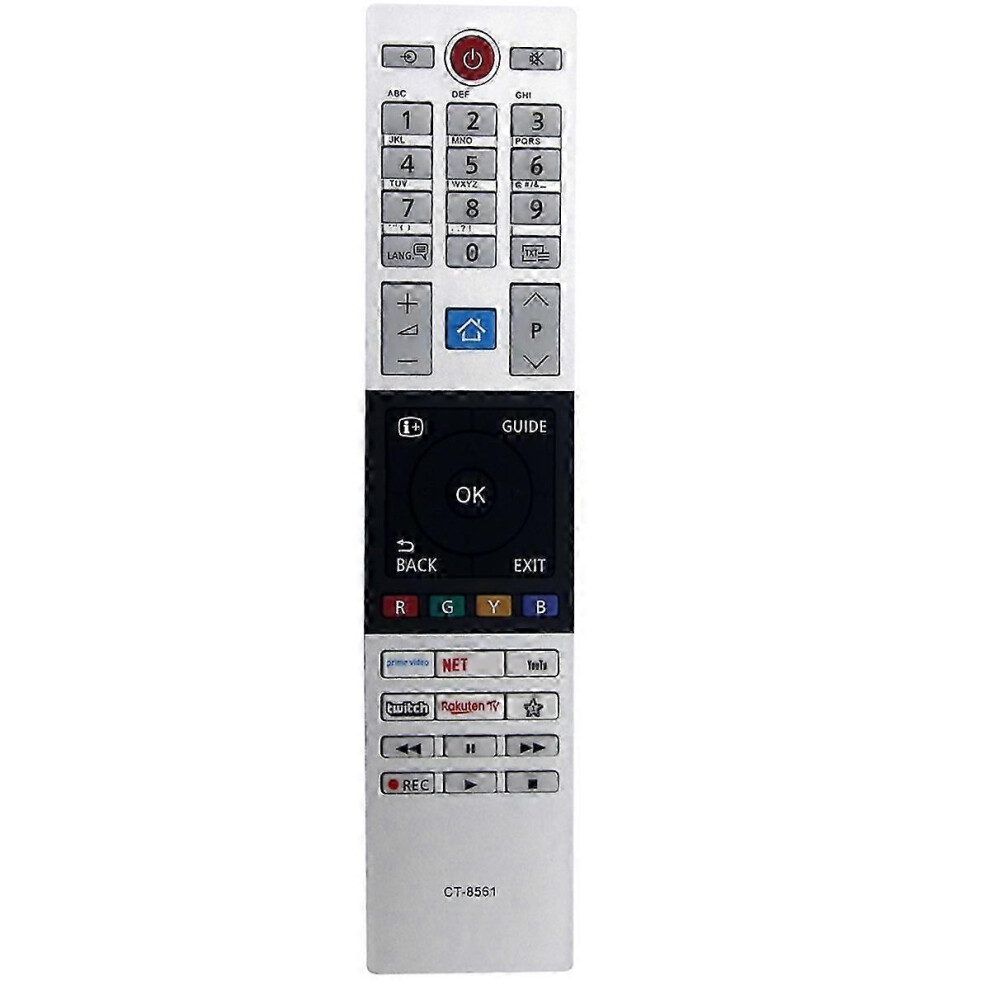 Kikidex (As Show, One Size) Ct-8561 Replace Remote Control For Toshiba Smart Led Tv Remote Control