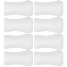 8Pcs White Plastic Blind Cord Holders Curtain Knobs Replacement Parts