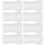 8Pcs White Plastic Blind Cord Holders Curtain Knobs Replacement Parts 1