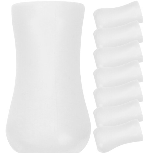 8Pcs White Plastic Blind Cord Holders Curtain Knobs Replacement Parts 1