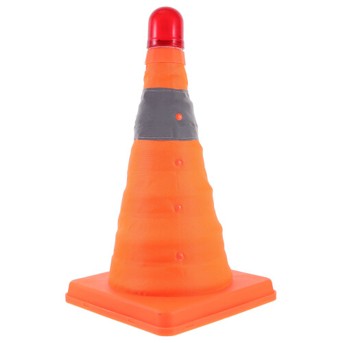 Collapsible Kon 30 Cm Reflekterande Trafiksäkerhetskon Med Ljusdiod