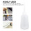 10St 250 Ml Tryckflaska Flytande Dosering Tom Fyllbar 11