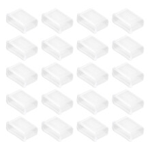 20Pcs Plastflöjtskåpa Basketflöjtslock Flöjtsaccessoarer