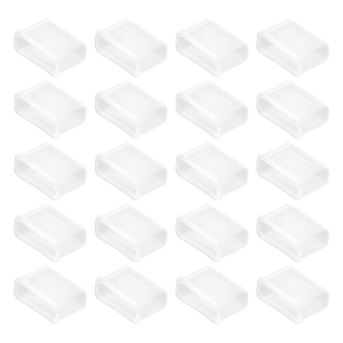 20Pcs Plastflöjtskåpa Basketflöjtslock Flöjtsaccessoarer