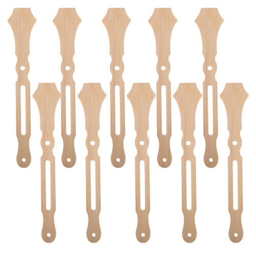 10Pcs Vävstångar DIY Handfläktstänger Bröllopsrunda