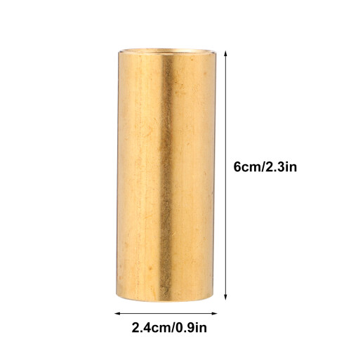 1 St Brass Slide Elgitarrfingerskydd För Gitarr Bas 1