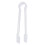 12Pcs Transparent Akrylisk Serveringspincett För Mat 1