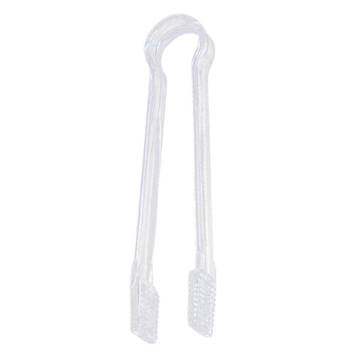 12Pcs Transparent Akrylisk Serveringspincett För Mat