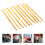 10 Pcs Aluminum Crochet Hook Ergonomic Handle Hooks Diy 11